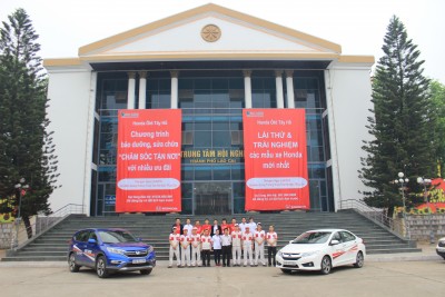 Honda Ôtô Tây Hồ tổ chức thành công chương trình “CHĂM SÓC TẬN NƠI VÀ LÁI THỬ XE” tại Lào Cai tháng 4 năm 2016
