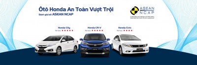 Kết quả đánh giá an toàn ô tô của Ủy ban đánh giá xe Đông Nam Á ASEAN-NCAP: Ô tô Honda an toàn vượt trội!