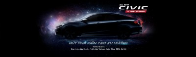 Civic VTEC TURBO - Bứt Phá Kiến Tạo Xu Hướng sẽ ra mắt tại Motor Show 2016