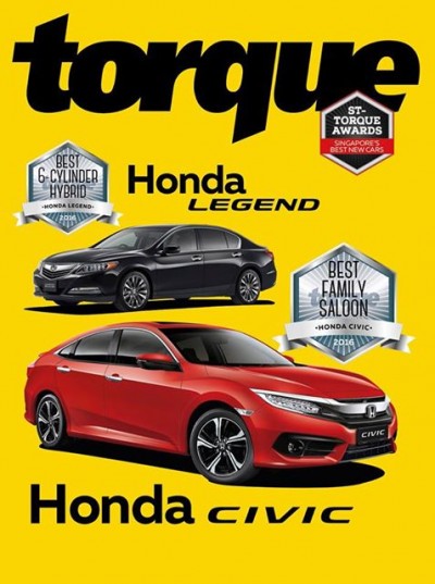 Honda đóng góp 2 trong số 10 xe được tạp chí Torque vinh danh là xe tốt nhất năm 2016 tại Singapore