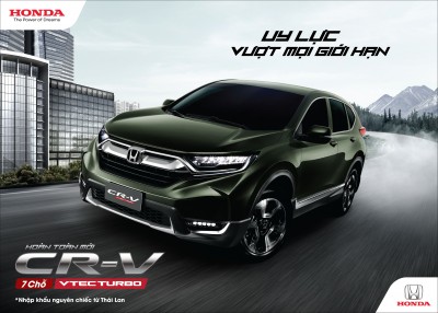 Honda Việt Nam giới thiệu Honda CR-V thế thệ thứ 5 hoàn toàn mới 