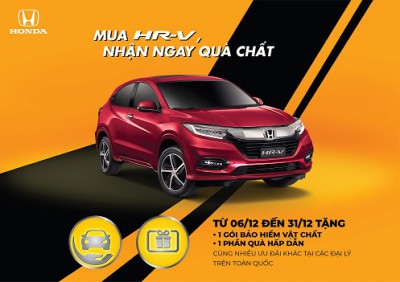 Honda Việt Nam tiếp tục triển khai chương trình khuyến mãi “Mua HR-V, nhận ngay quà chất”