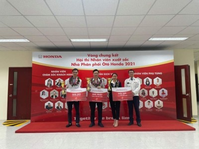 Lễ trao giải thưởng “Hội thi Nhân viên xuất sắc Nhà phân phối Ô tô Honda 2021”