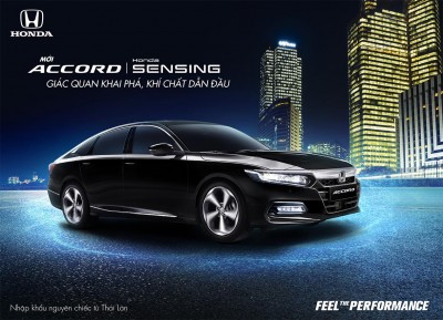 Honda Việt Nam giới thiệu phiên bản mới Honda Accord – Giác quan khai phá, khí chất dẫn đầu