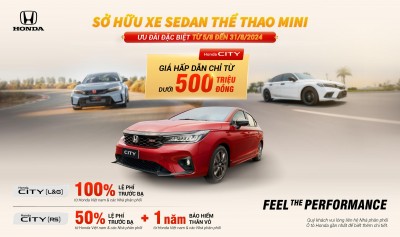 Chương trình khuyến mại của các dòng xe ô tô Honda trong tháng 8 năm 2024 - Đón nhận ưu đãi - Trải nghiệm đỉnh cao