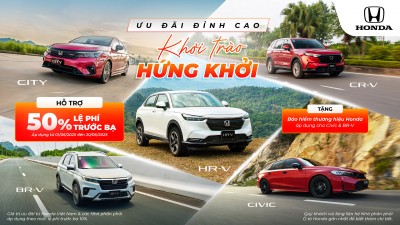 Chương trình khuyến mại của các dòng xe ô tô Honda trong tháng 6 năm 2025