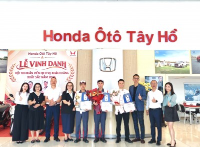 Honda Ôtô Tây Hồ đạt thành tích vang dội tại Hội thi Nhân viên Dịch vụ Khách hàng Xuất sắc năm 2026